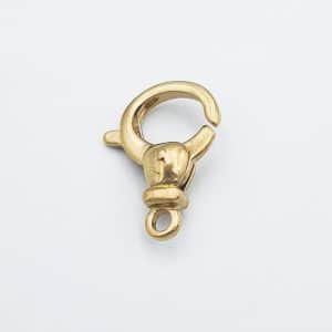 חומרי גלם לתכשיטים ואביזרי אופנה - סוגר לתכשיט- פליז - לובסטר - קרבינה - פליז - 3metals